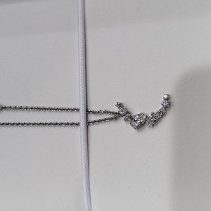 Swarovski moon necklace